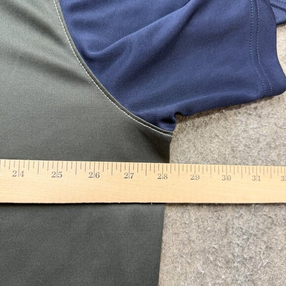 UConn Huskies Nike Polo Shirt Men 3XL White Blue Gray Colorblock Performance - Picture 10 of 13